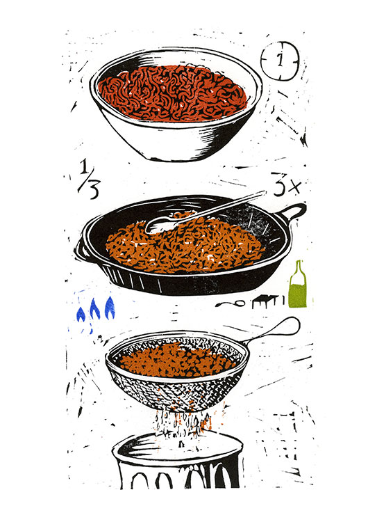 Brown beef