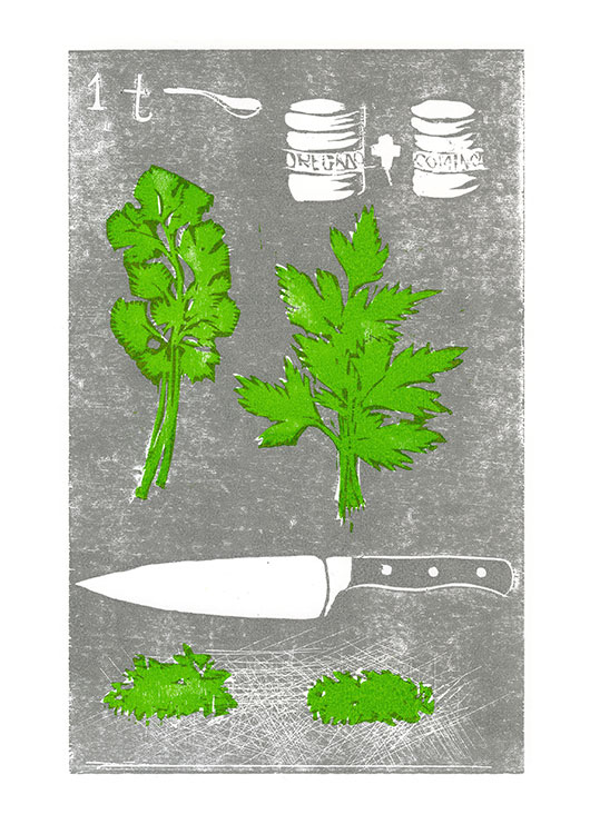 Cilanto and parsley